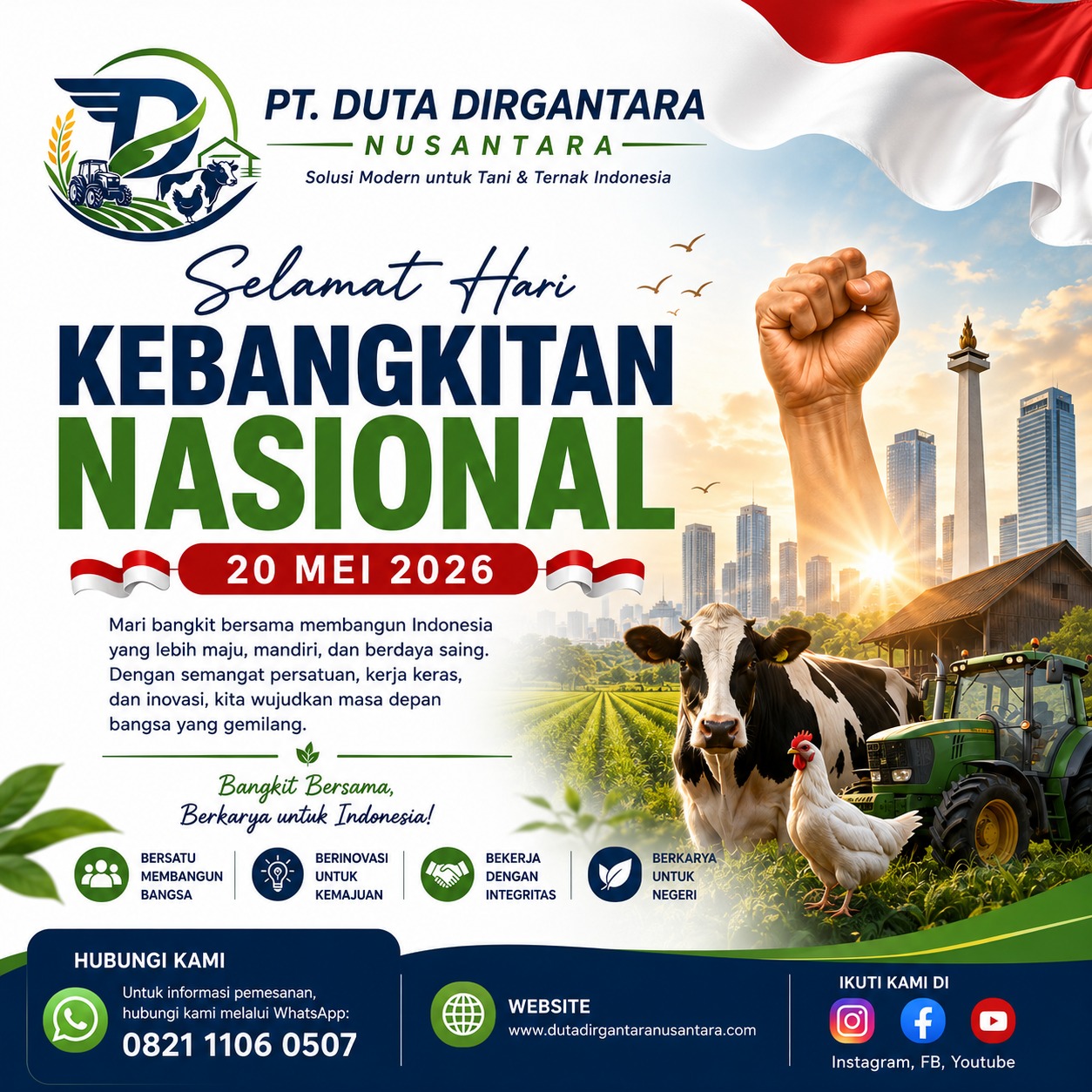 Selamat Hari Kebangkitan Nasional 2026: Semangat Bangkit Bersama untuk Indonesia Maju